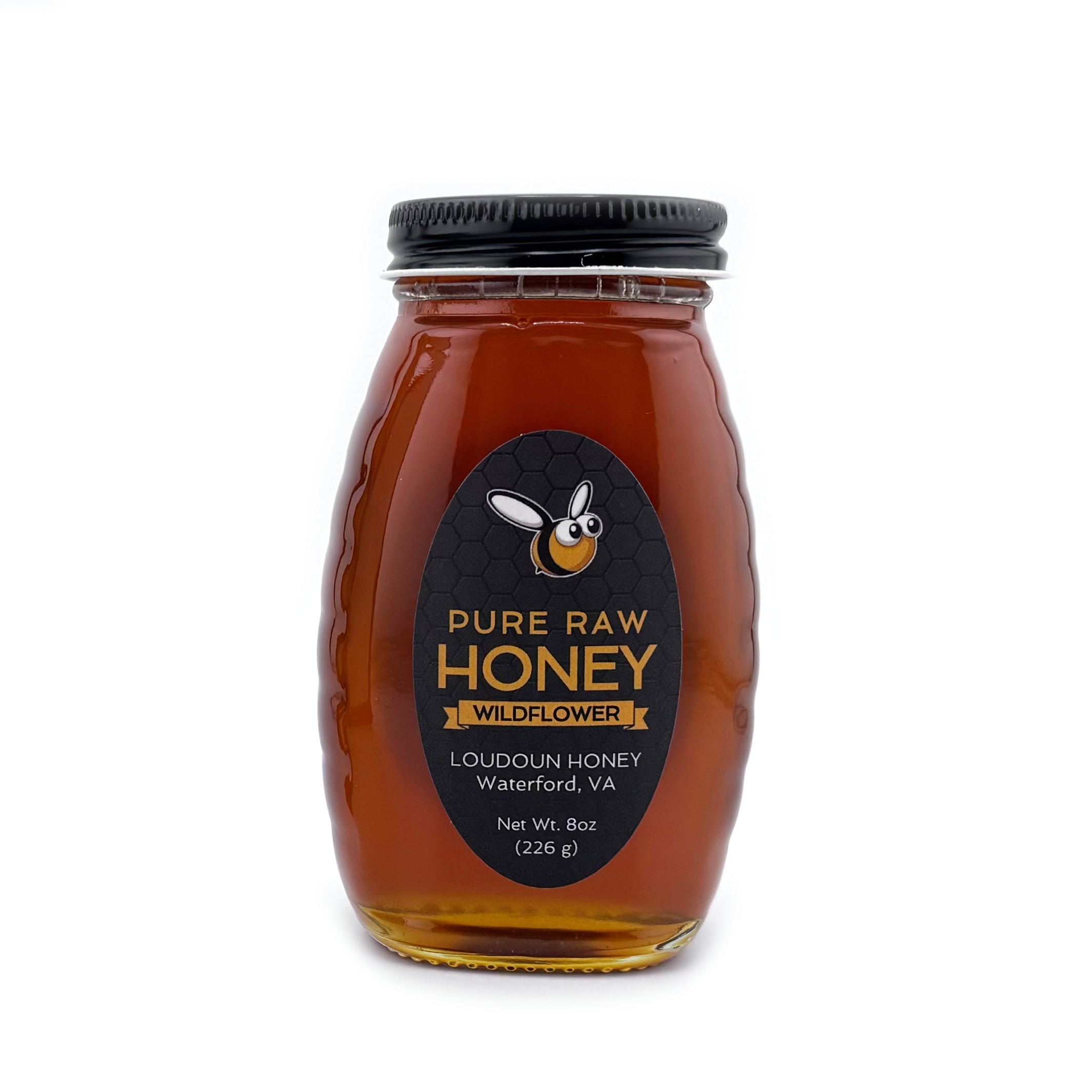 Wildflower Honey - 6oz Hex Jar — Loudoun Honey